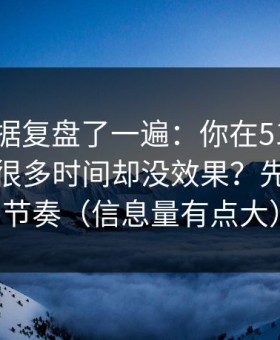 我把数据复盘了一遍：你在51视频网站花了很多时间却没效果？先看更新节奏（信息量有点大）