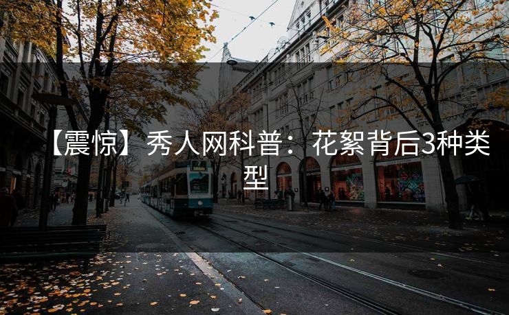 【震惊】秀人网科普：花絮背后3种类型